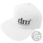 Discmania Apparel White Discmania DM Logo Cotton Twill Snapback Disc Golf Hat