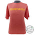 Discmania Apparel M / Red Discmania Heather Bar Stamp Logo Performance Short Sleeve Disc Golf T-Shirt