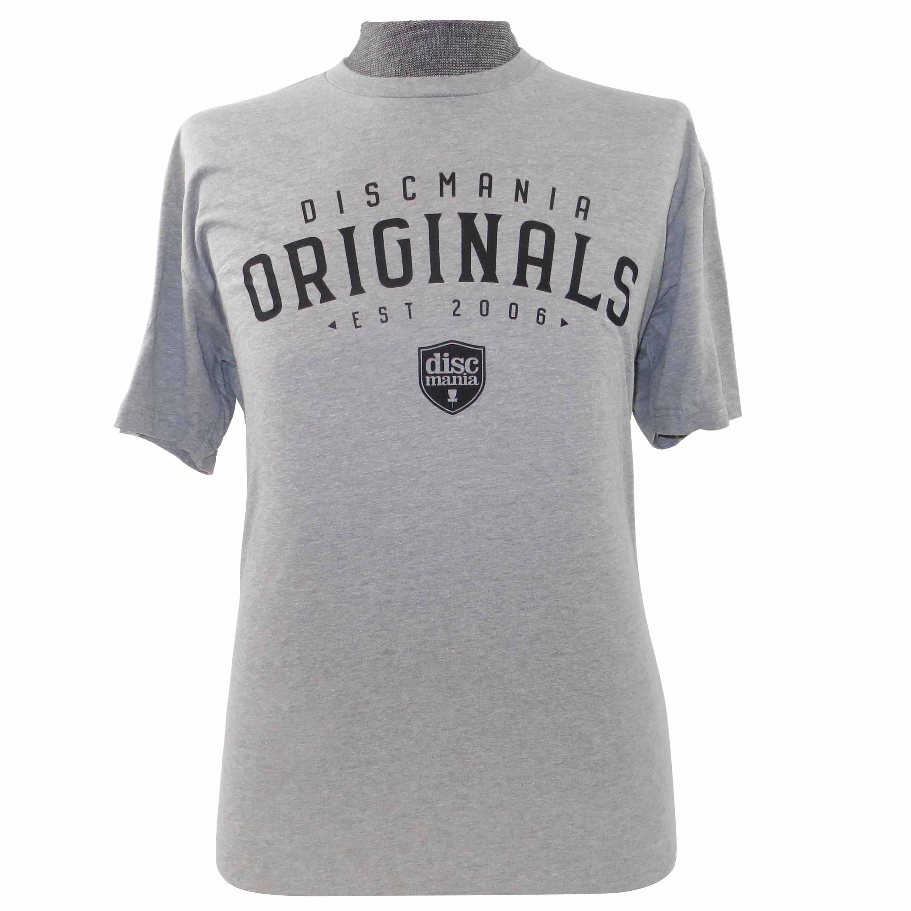 Discmania Apparel M / Gray Discmania Originals Short Sleeve Disc Golf T-Shirt
