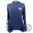 Discmania Apparel M / Navy Blue Discmania Reinvent Your Game Hooded Cooling Long Sleeve Performance Disc Golf T-Shirt