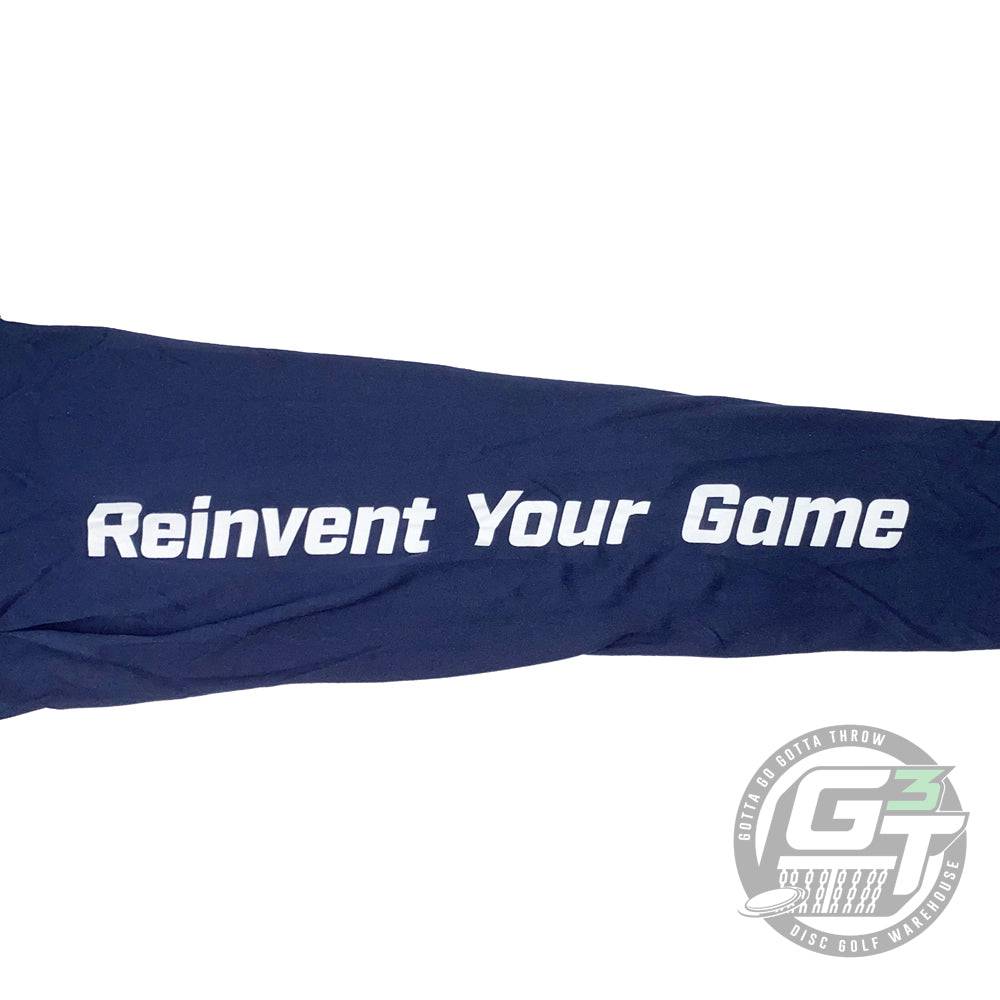 Discmania Apparel Discmania Reinvent Your Game Hooded Cooling Long Sleeve Performance Disc Golf T-Shirt