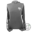 Discmania Apparel M / Gray Discmania Reinvent Your Game Hooded Cooling Long Sleeve Performance Disc Golf T-Shirt