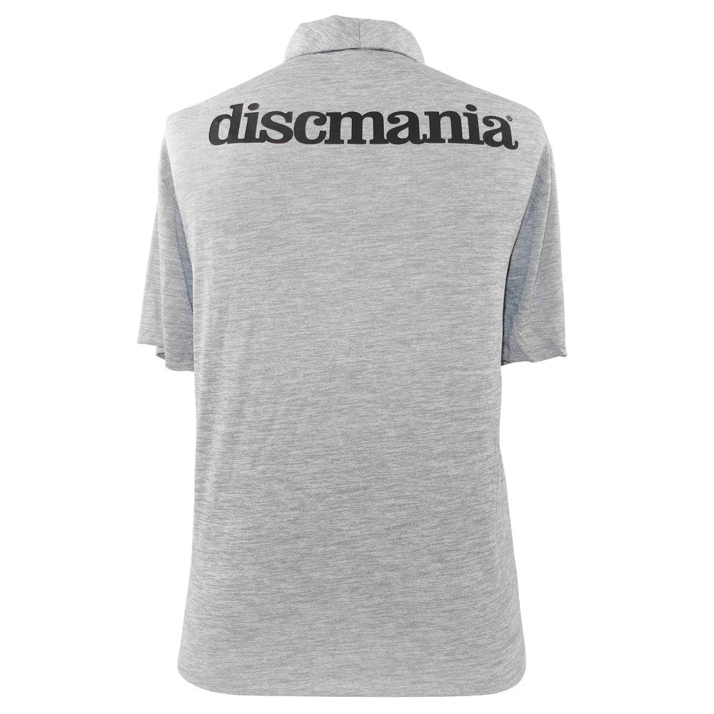 Discmania Apparel Discmania Shield Logo Short Sleeve Performance Disc Golf Polo Shirt