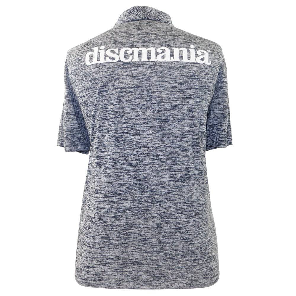Discmania Apparel Discmania Shield Logo Short Sleeve Performance Disc Golf Polo Shirt