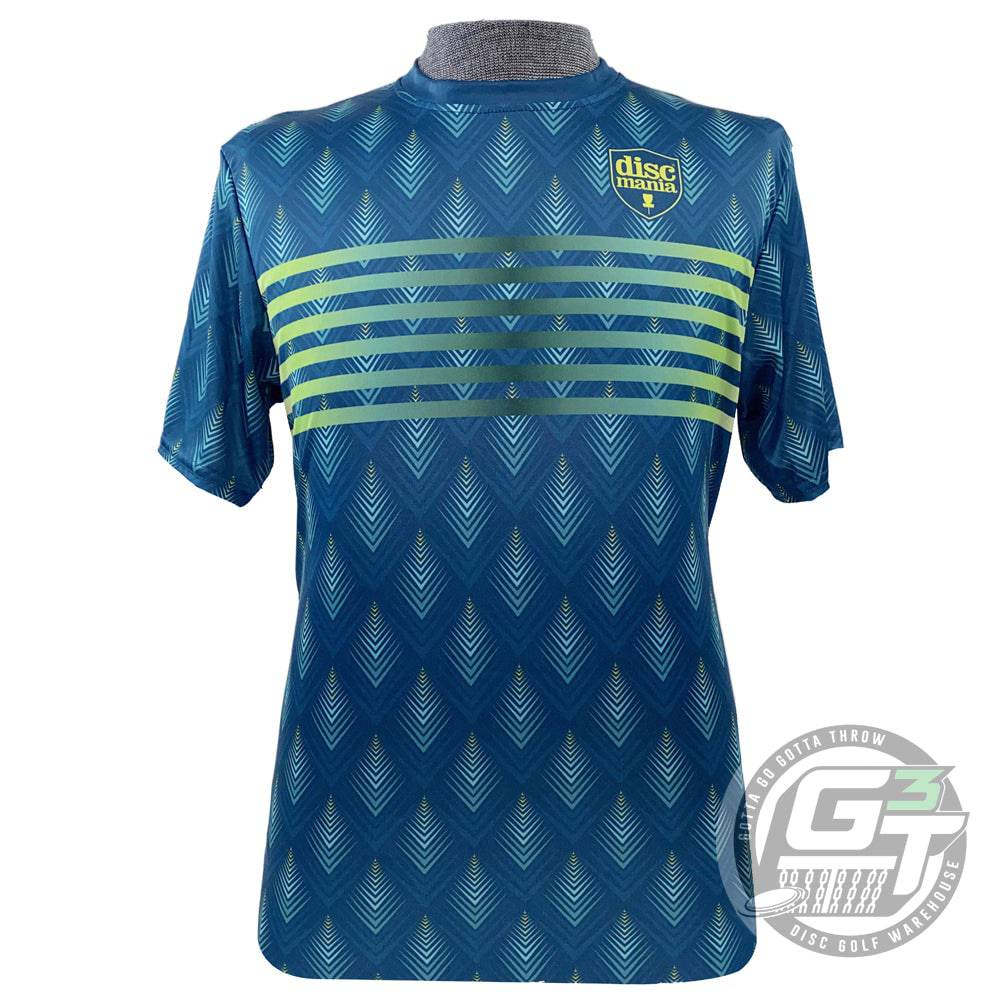 Discmania Apparel M / Green Discmania Simon Lizotte Signature Featured Card Performance Short Sleeve Disc Golf Jersey