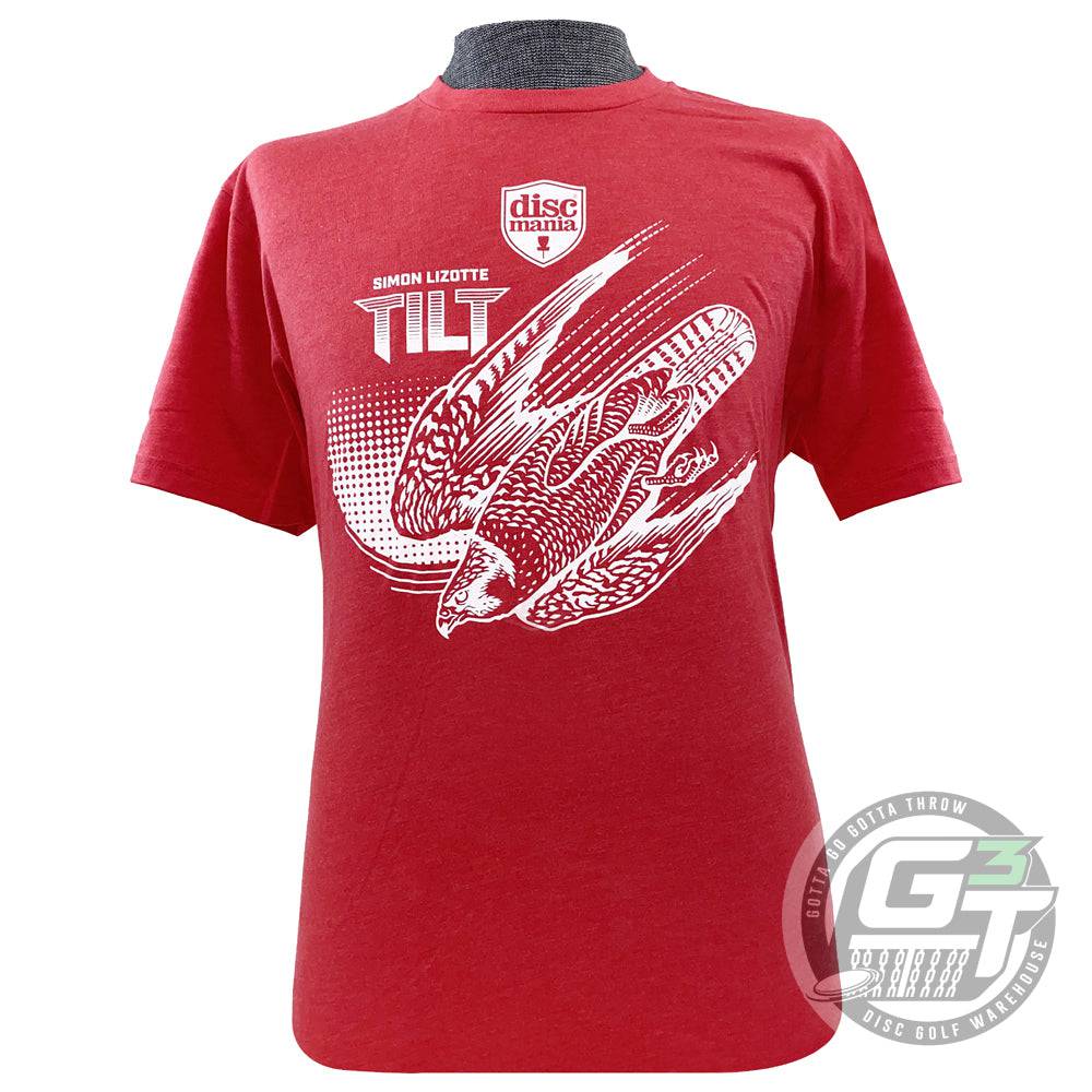 Discmania Apparel M / Red Discmania Simon Lizotte Tilt Short Sleeve Disc Golf T-Shirt