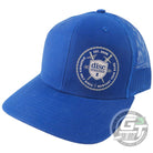 Discmania Apparel Royal Blue Discmania Swords and Shield Snapback Mesh Disc Golf Hat