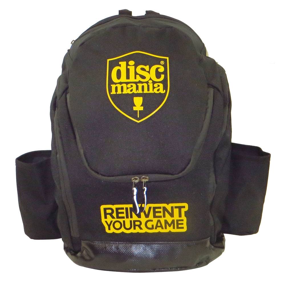 Discmania Bag Black Discmania Fanatic Backpack Disc Golf Bag