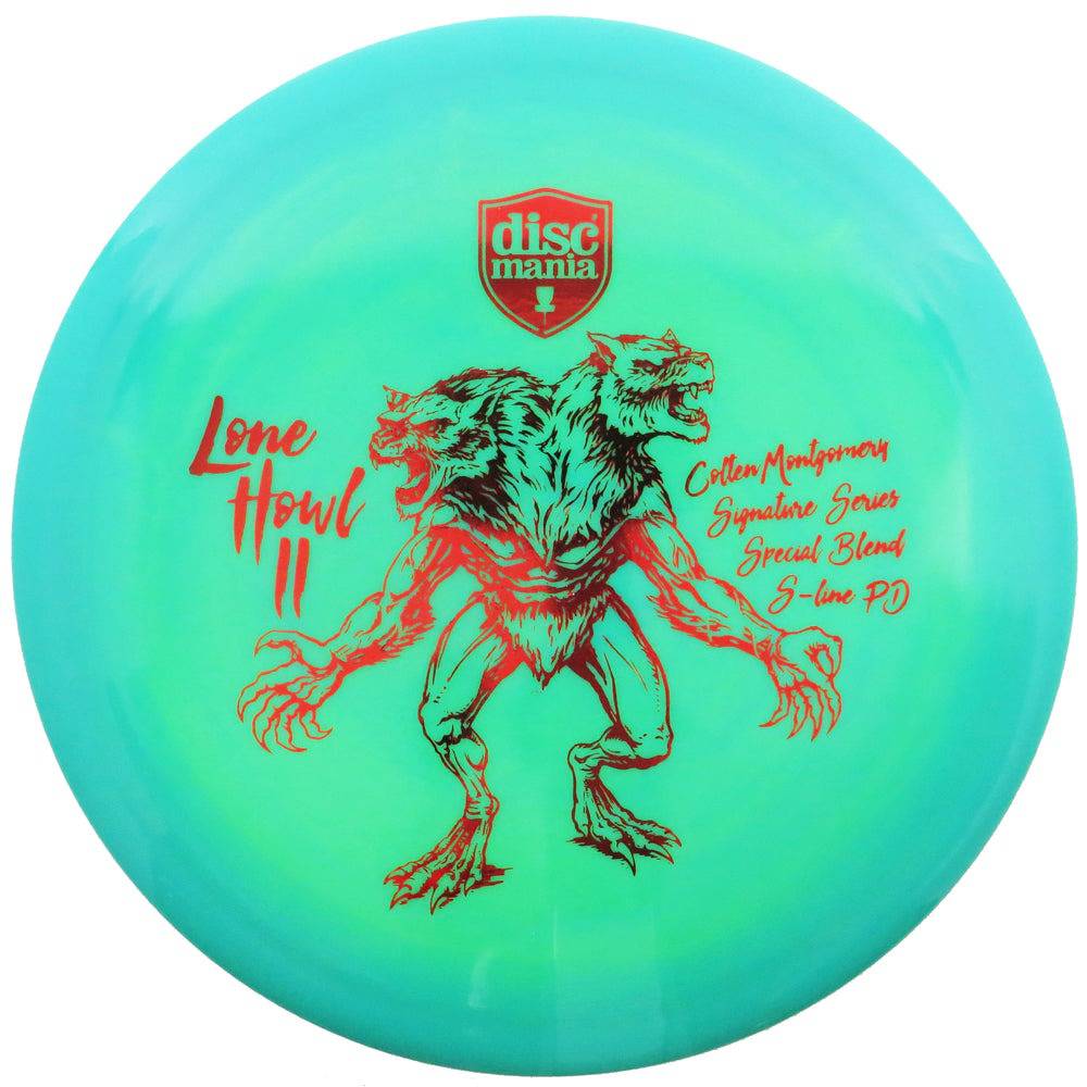 Discmania Golf Disc 173-175g Discmania Limited Edition 2020 Signature Colten Montgomery Lone Howl II Special Blend S-Line PD Power Driver Distance Driver Golf Disc
