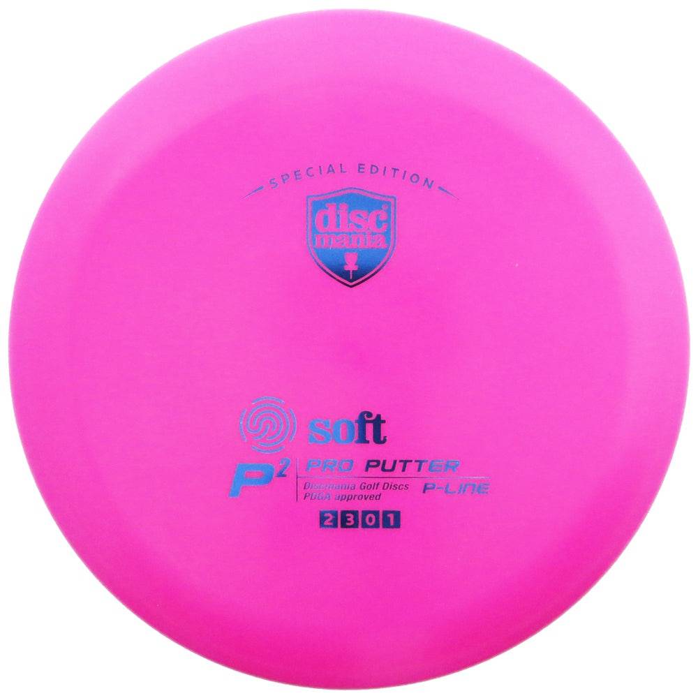 Discmania Golf Disc Discmania Limited Edition P-Line Soft P2 Pro Putter Golf Disc