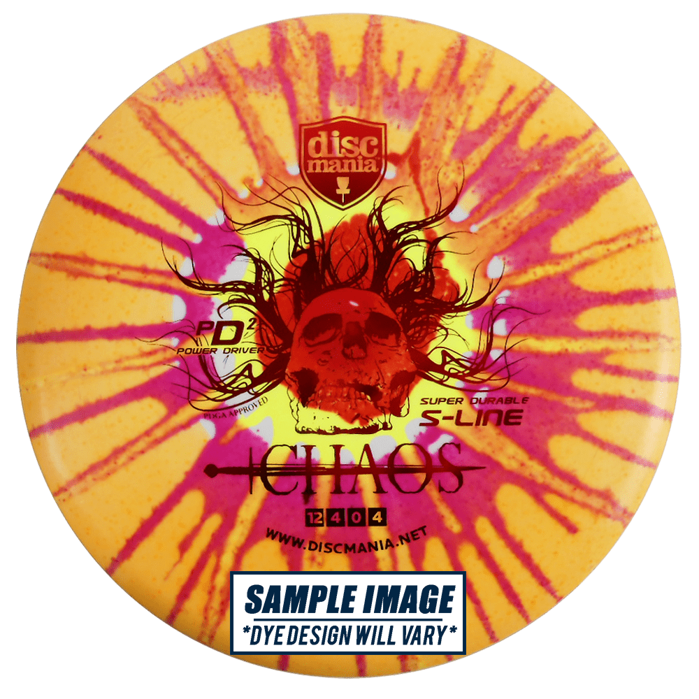 Discmania Golf Disc Discmania Tie-Dye S-Line PD2 Power Driver Distance Driver Golf Disc