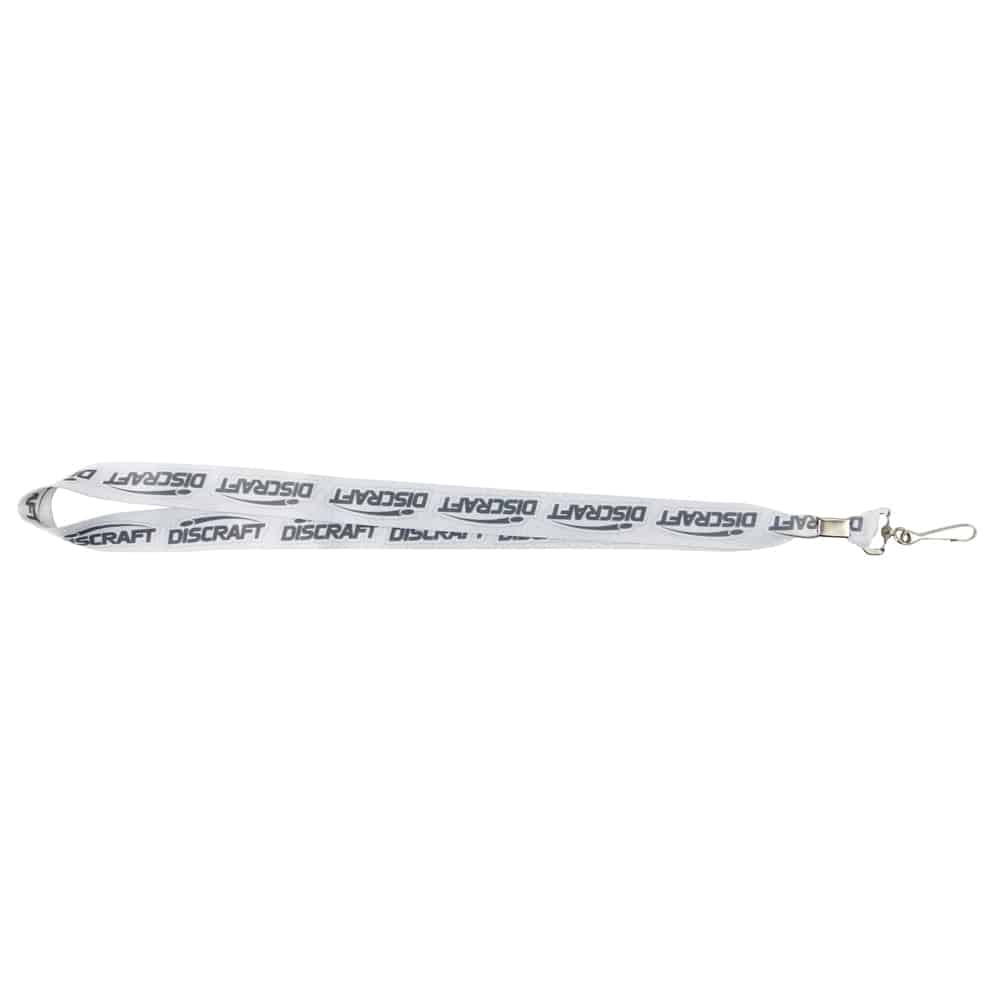 Discraft Accessory White Discraft Logo Lanyard