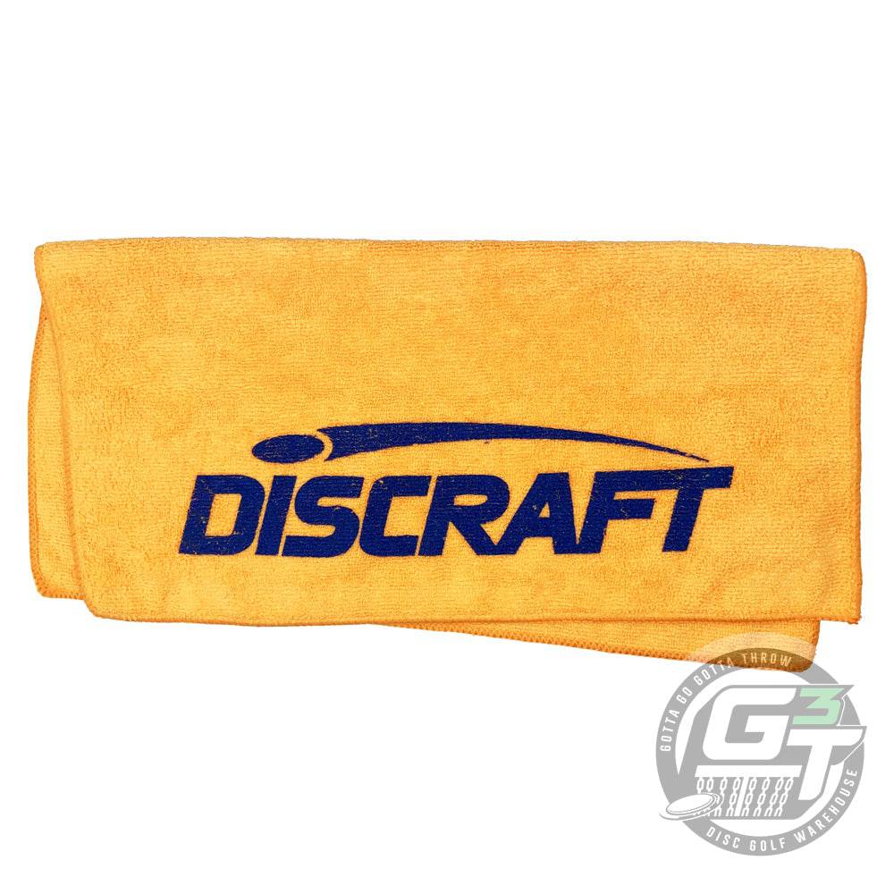 Discraft Accessory Orange Discraft Logo Screened 15" Microfiber Disc Golf Towel