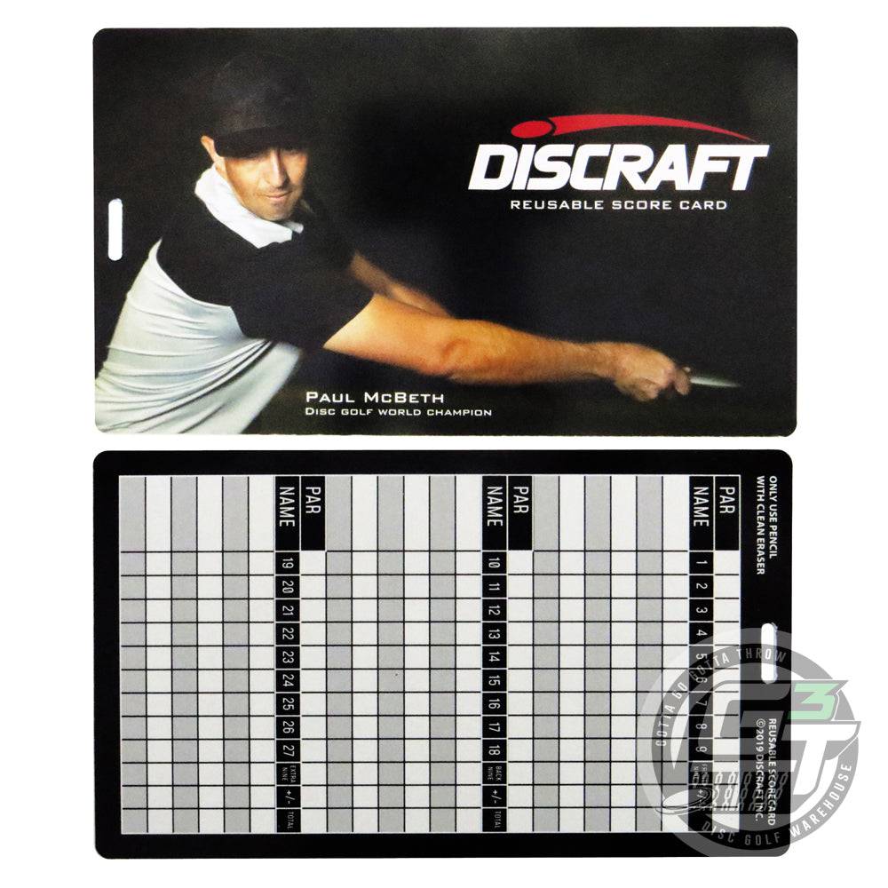 Discraft Accessory Discraft Reusable Disc Golf Scorecard