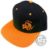 Discraft Apparel Black / Orange Discraft 2-Tone Embroidered Buzzz Logo Snapback Disc Golf Hat