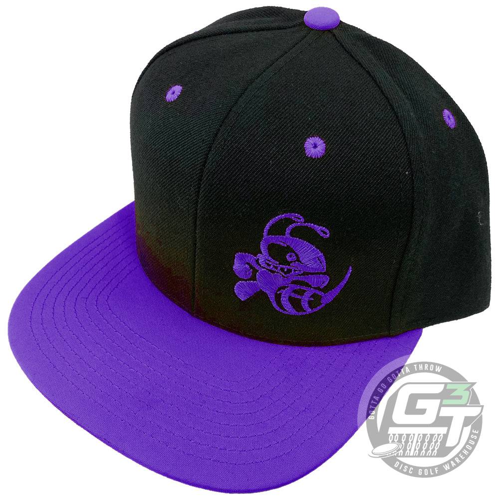 Discraft Apparel Black / Purple Discraft 2-Tone Embroidered Buzzz Logo Snapback Disc Golf Hat