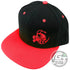 Discraft Apparel Black / Red Discraft 2-Tone Embroidered Buzzz Logo Snapback Disc Golf Hat