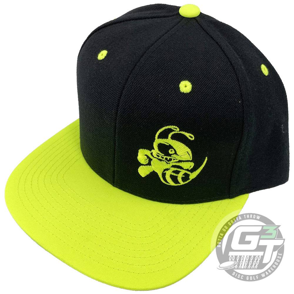Discraft Apparel Black / Yellow Discraft 2-Tone Embroidered Buzzz Logo Snapback Disc Golf Hat