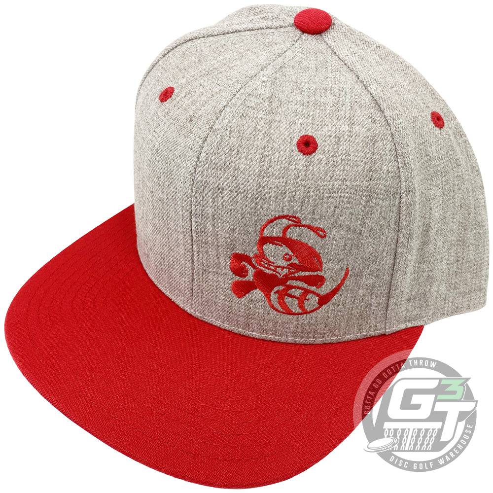 Discraft Apparel Light Gray / Red Discraft 2-Tone Embroidered Buzzz Logo Snapback Disc Golf Hat