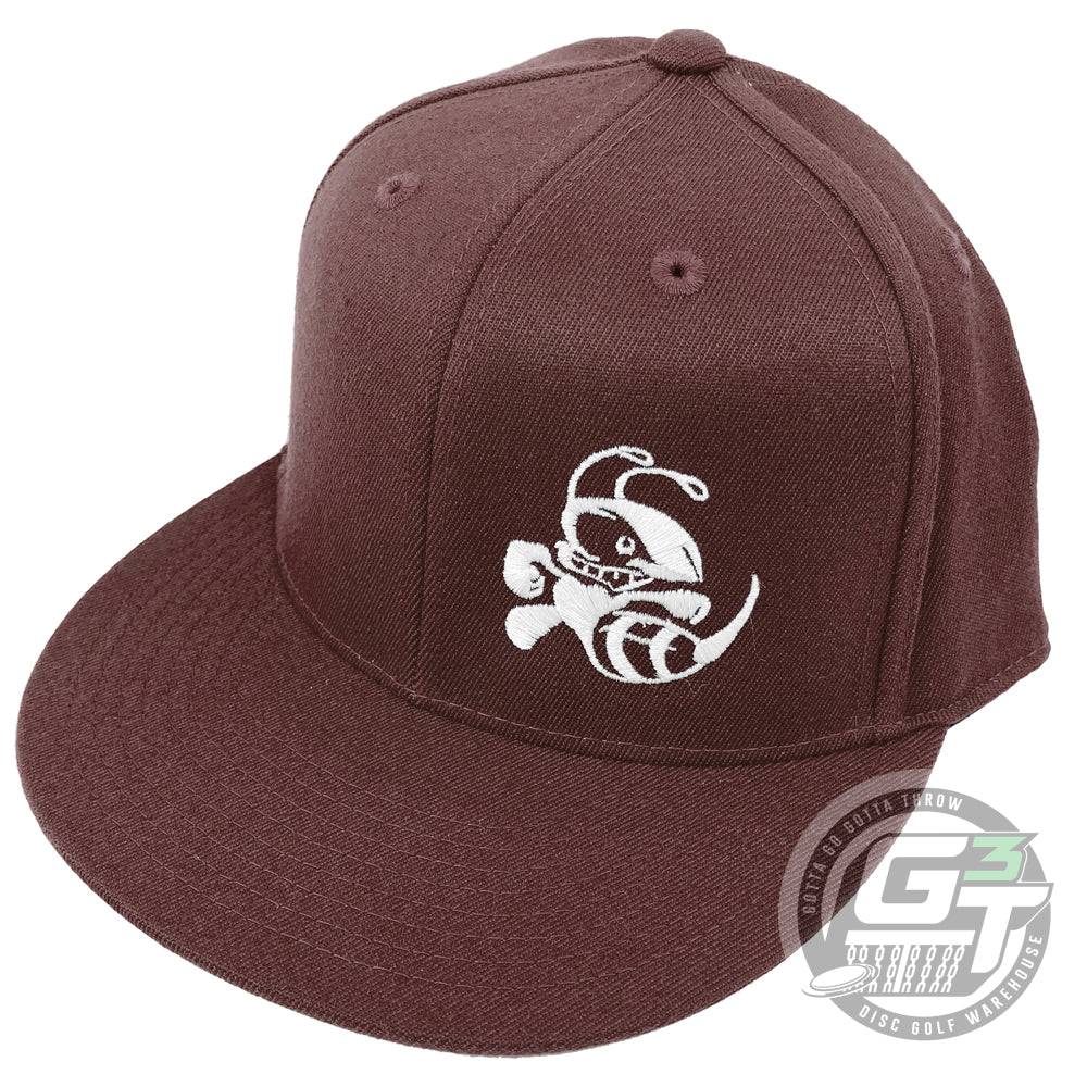 Discraft Apparel S/M / Brown / White Discraft Embroidered Buzzz Logo Flexfit Disc Golf Hat
