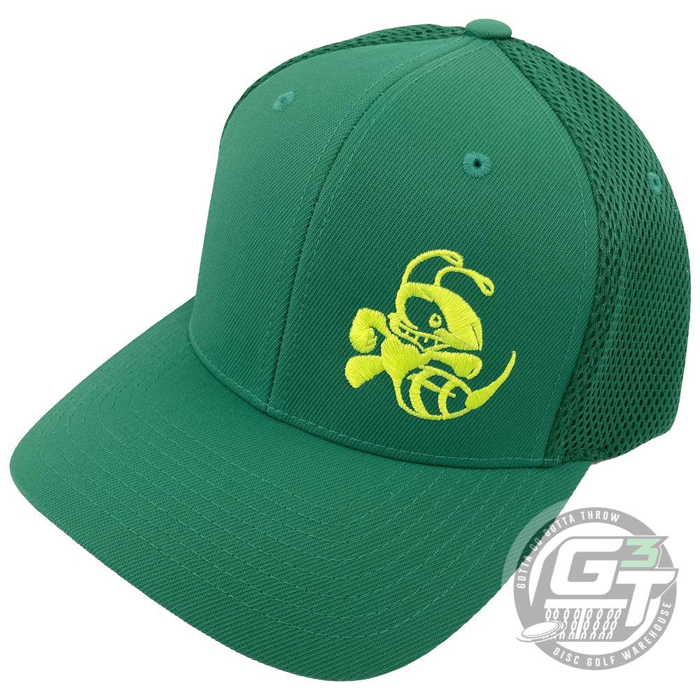 Discraft Apparel S/M / Green / Yellow Discraft Embroidered Buzzz Logo Flexfit Mesh Disc Golf Hat