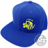 Discraft Apparel Royal Blue / Yellow Discraft Embroidered Buzzz Logo Snapback Disc Golf Hat