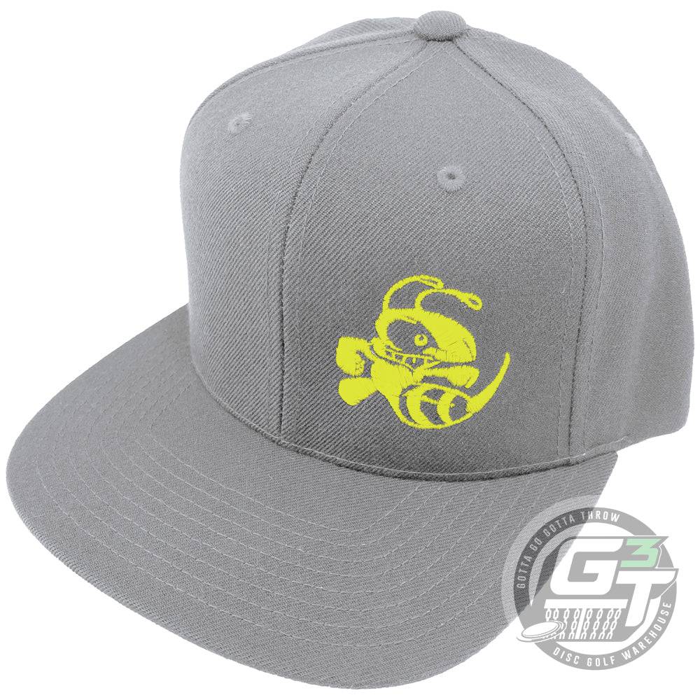Discraft Apparel Light Gray / Yellow Discraft Embroidered Buzzz Logo Snapback Disc Golf Hat