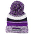 Discraft Apparel Purple Discraft Embroidered Logo Knit Pom Beanie Winter Disc Golf Hat