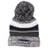 Discraft Apparel Gray Discraft Embroidered Logo Knit Pom Beanie Winter Disc Golf Hat