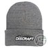 Discraft Apparel Gray Discraft Logo Knit Cuffed Beanie Winter Disc Golf Hat