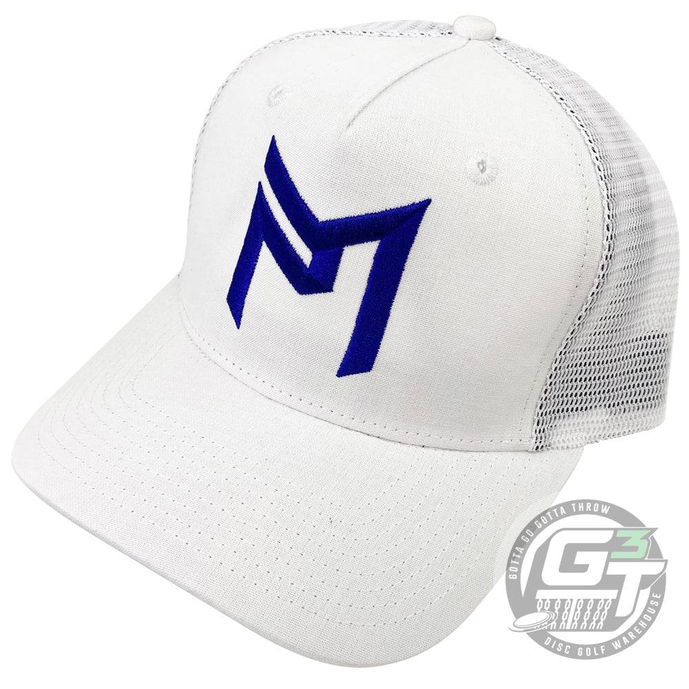 Discraft Apparel White Discraft Paul McBeth PM Logo Snapback Trucker Disc Golf Hat