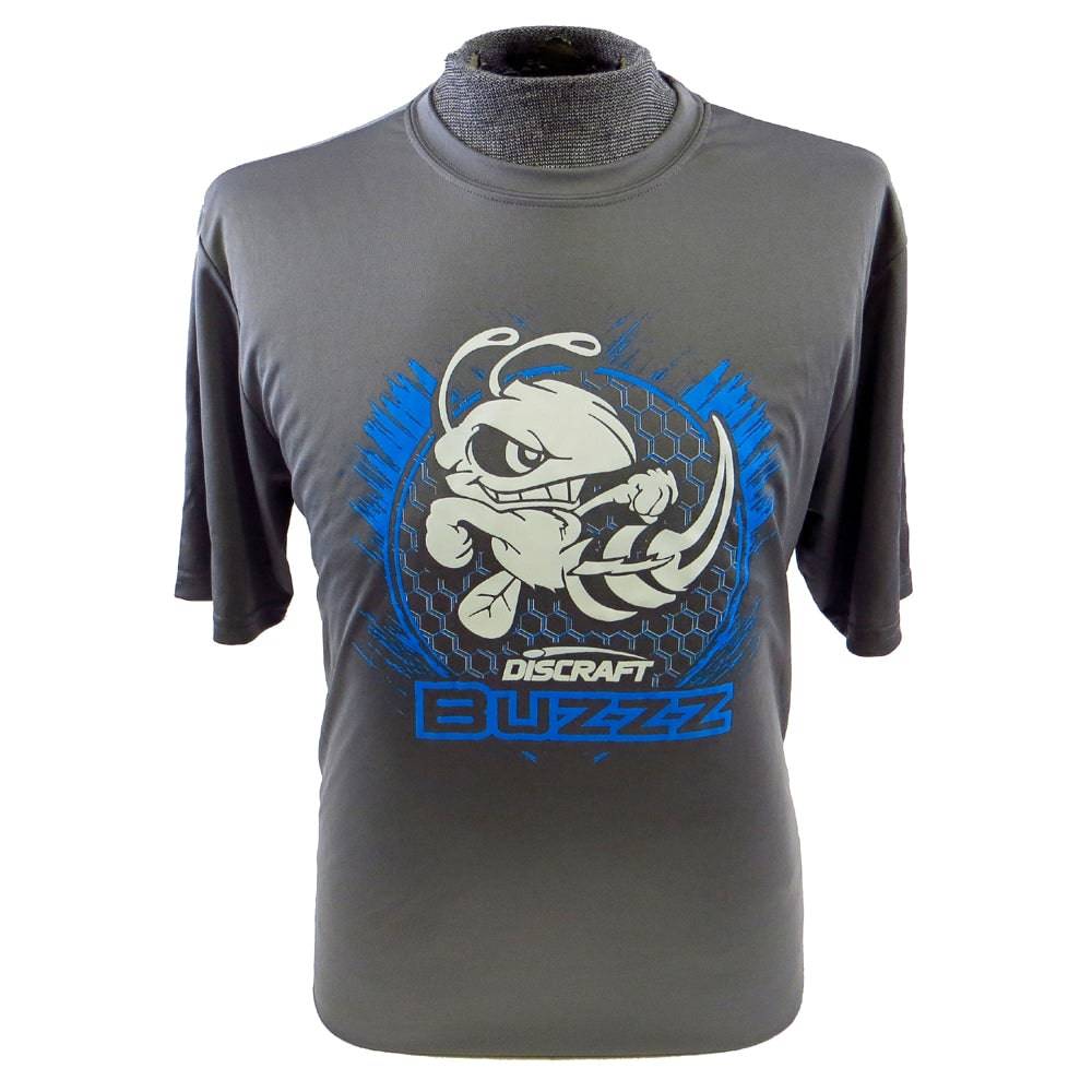 Discraft Street Buzzz Short Sleeve Rapid Dry Performance Disc Golf T-Shirt - Gotta Go Gotta Throw