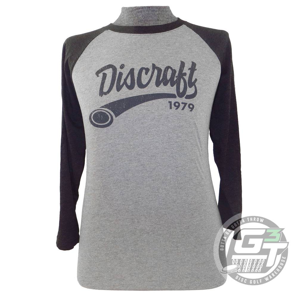 Discraft Apparel M / Gray Discraft Vintage 3/4 Sleeve Disc Golf T-Shirt