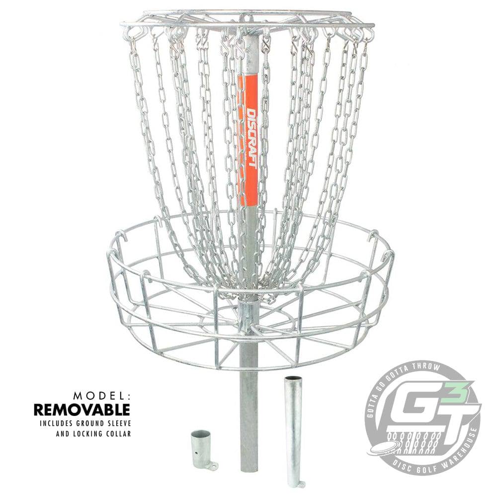 Discraft Basket Deluxe Installable w/ Locking Collar Discraft ChainStar 24-Chain Disc Golf Basket