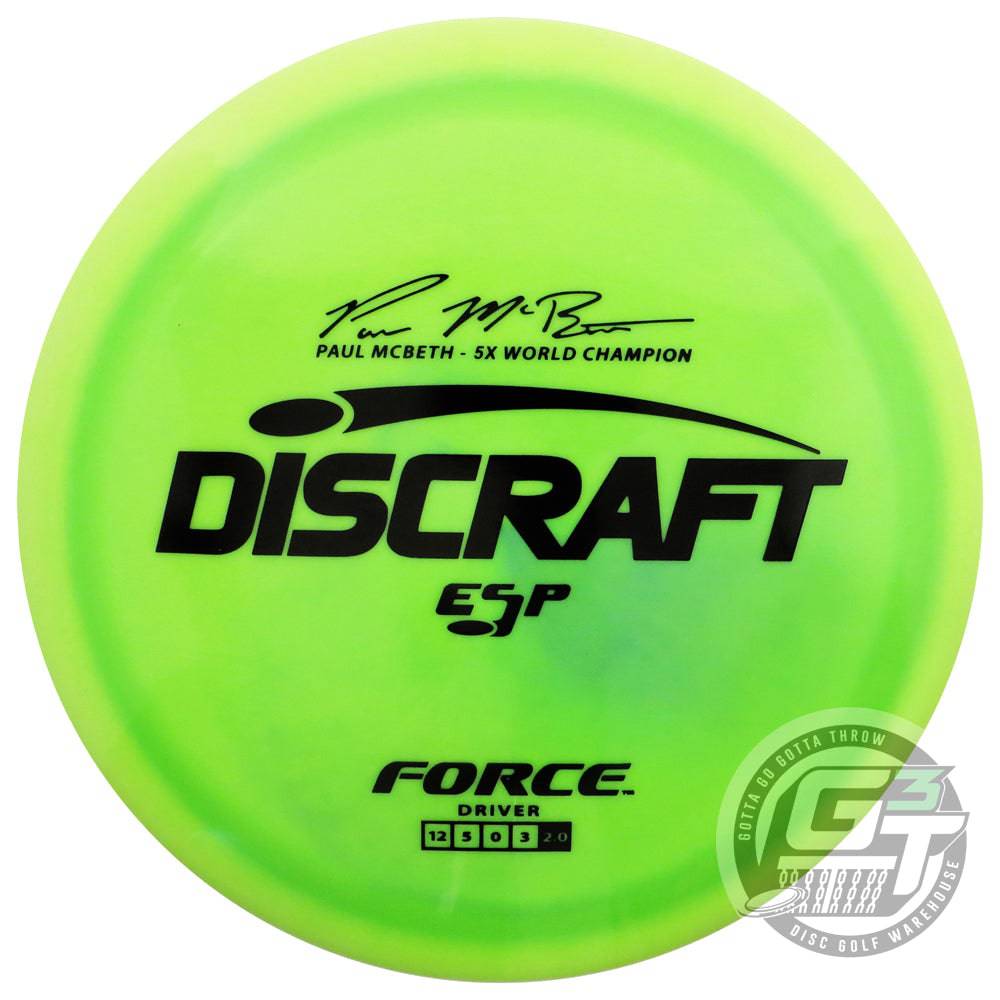 Discraft Golf Disc Discraft ESP Force [Paul McBeth 5X] Distance Driver Golf Disc