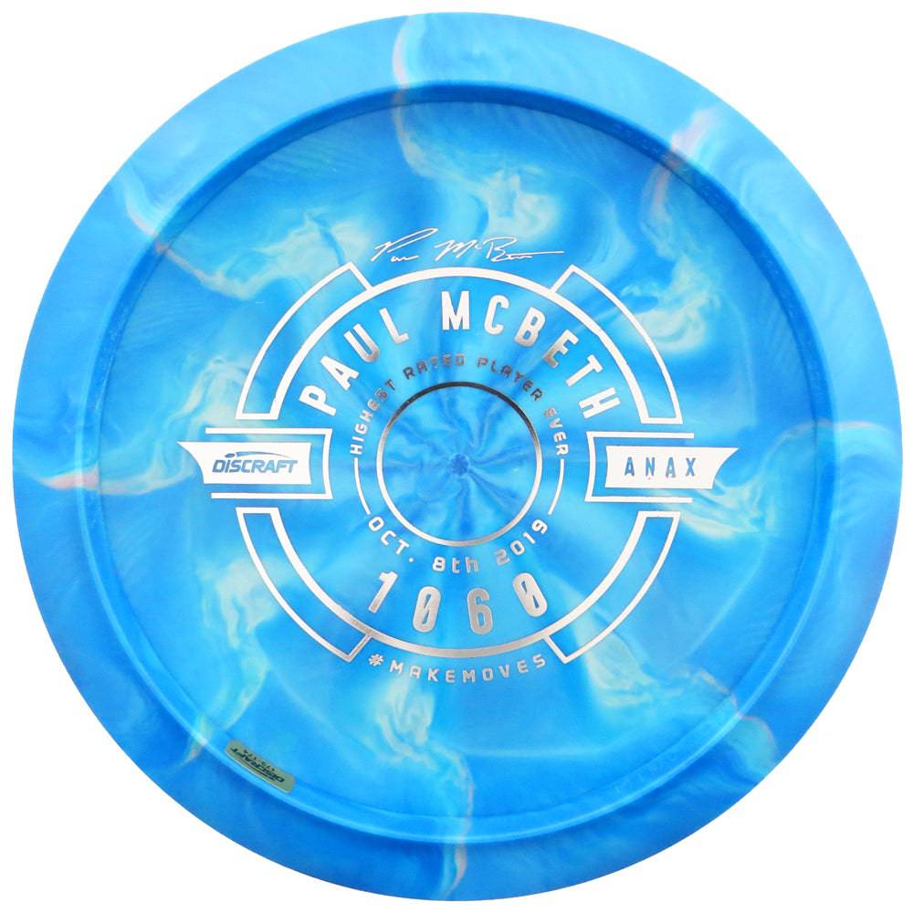 Discraft Golf Disc Discraft Limited Edition 2019 Tour Series Paul McBeth 1060 Understamp Swirl ESP Anax Distance Driver Golf Disc