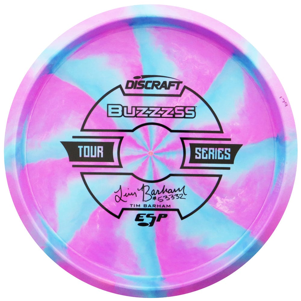 Discraft Limited Edition 2019 Tour Series Tim Barham Understamp Swirl ESP Buzzz SS Midrange Golf Disc