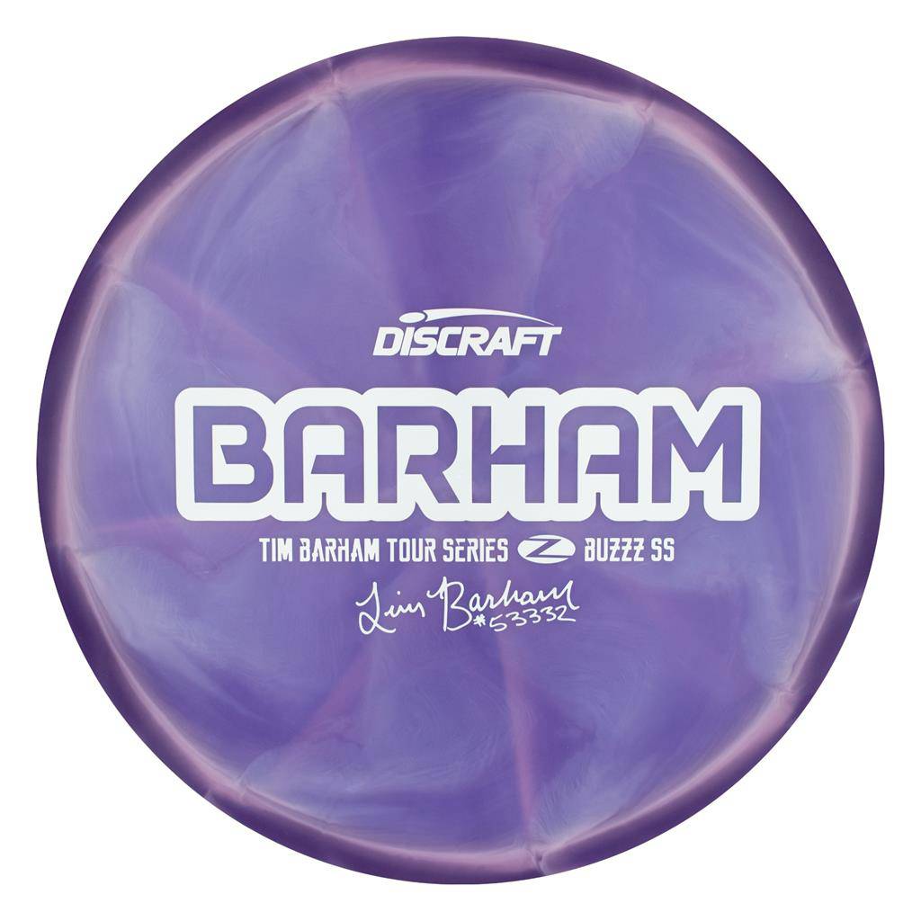 Discraft Golf Disc Discraft Limited Edition 2020 Tour Series Tim Barham Swirl Elite Z Buzzz SS Midrange Golf Disc