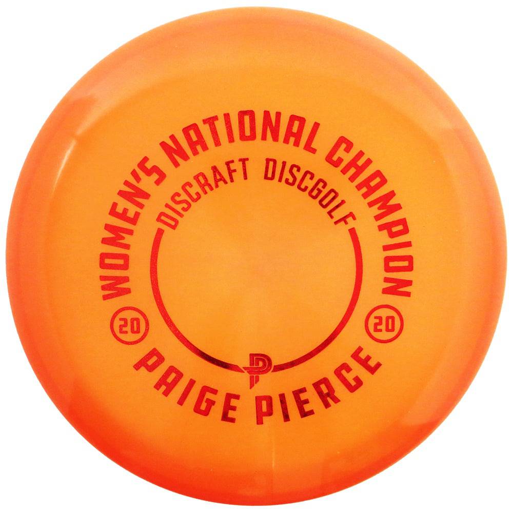 Discraft Golf Disc Discraft Limited Edition 2020 Women's National Champion Paige Pierce Glo CryZtal Z Fierce Putter Golf Disc