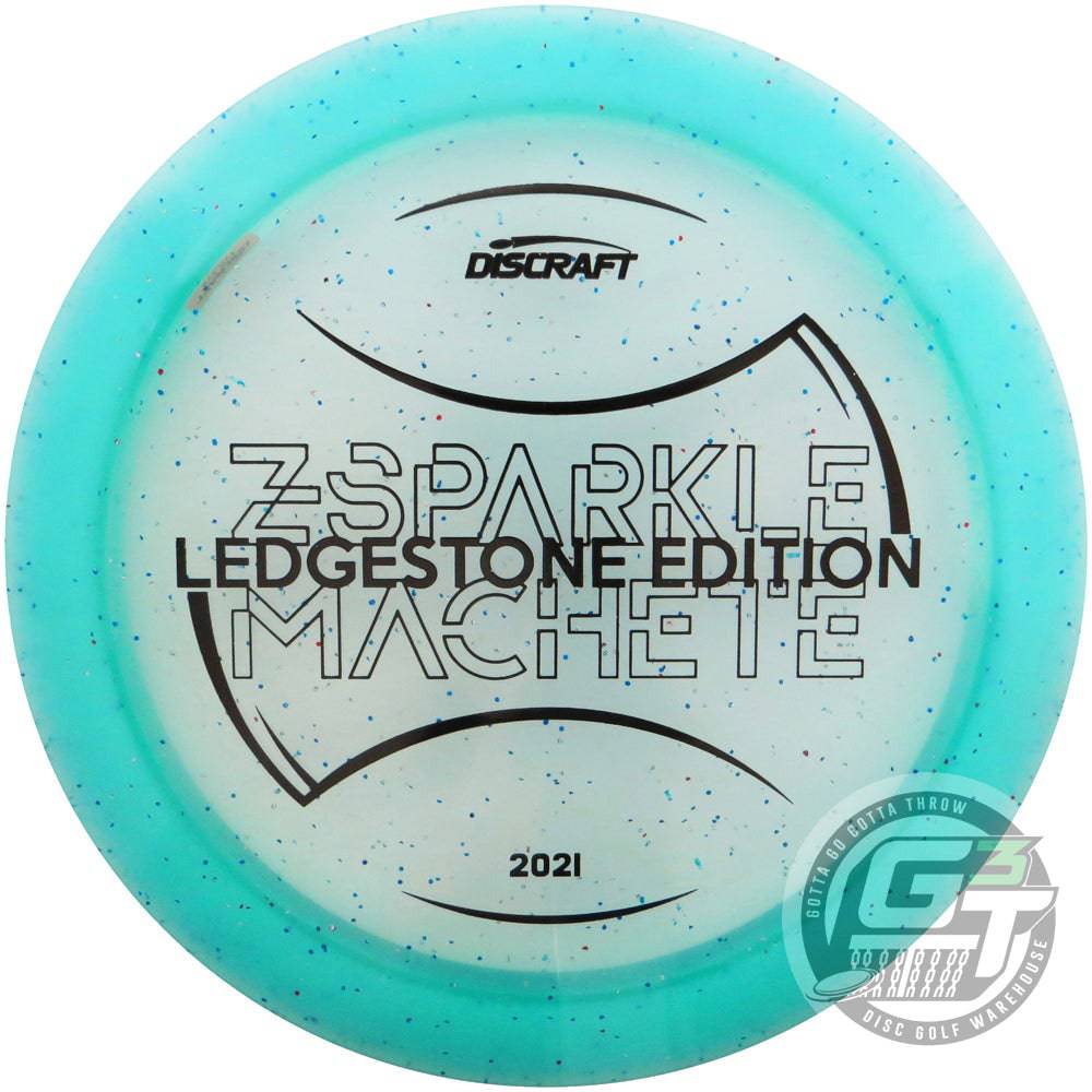 Discraft Golf Disc Discraft Limited Edition 2021 Ledgestone Open Sparkle Elite Z Machete Distance Driver Golf Disc