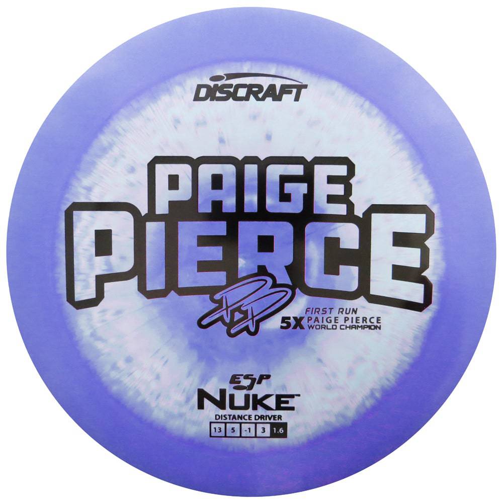 Discraft Golf Disc Discraft Limited Edition First Run Paige Pierce 5X Signature ESP Nuke Distance Driver Golf Disc