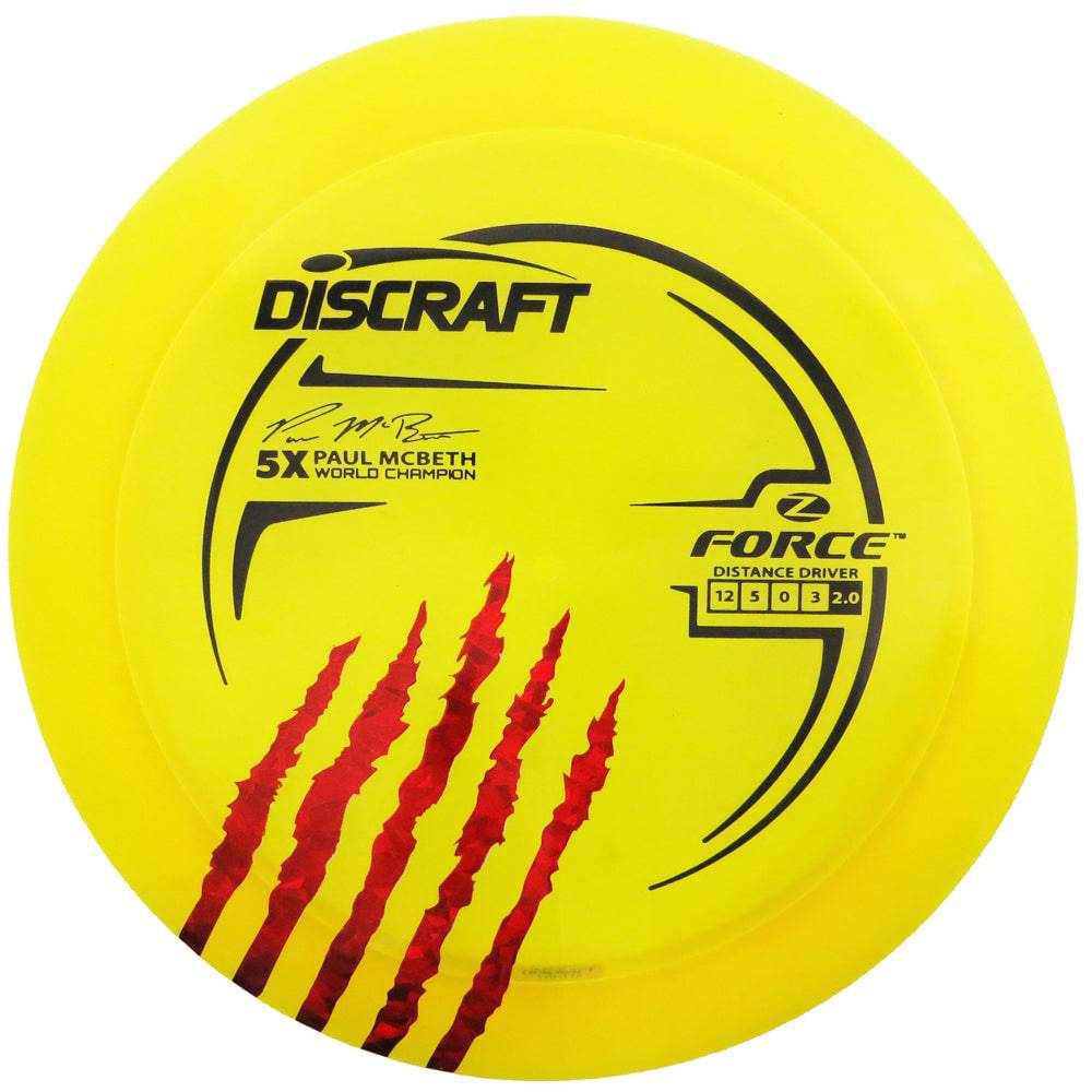 Discraft Golf Disc Discraft Limited Edition Paul McBeth 5X Signature Elite Z Force Distance Driver Golf Disc