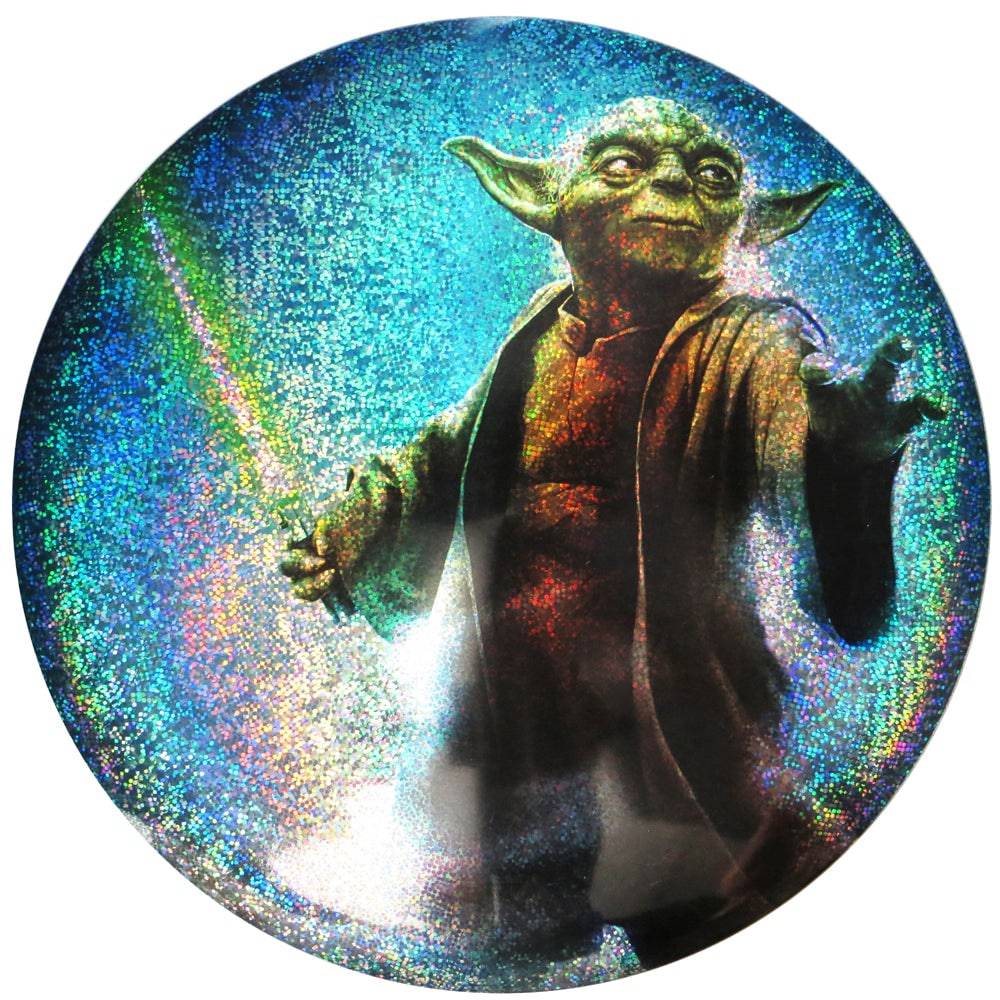 Discraft Golf Disc Sparkle Prism / 177-180g Discraft Star Wars Yoda Full Foil SuperColor ESP Buzzz Midrange Golf Disc