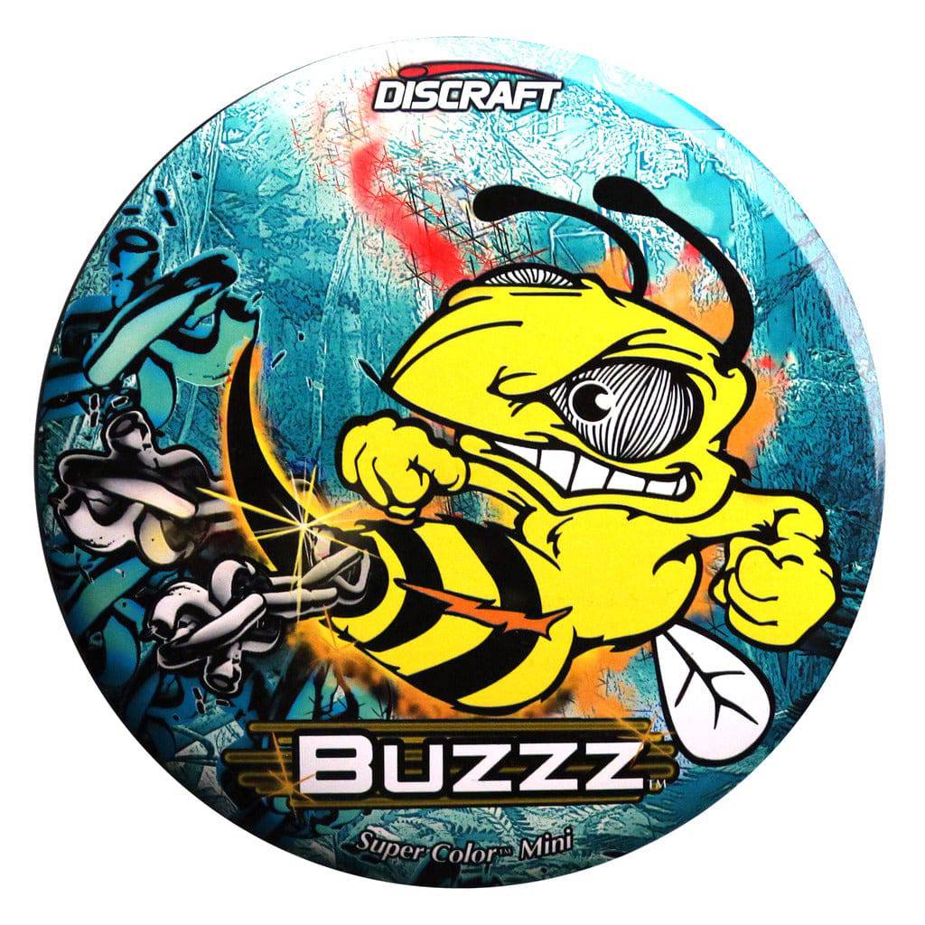 Discraft Mini Aqua Discraft Mini SuperColor ESP Buzzzz Mini Golf Disc
