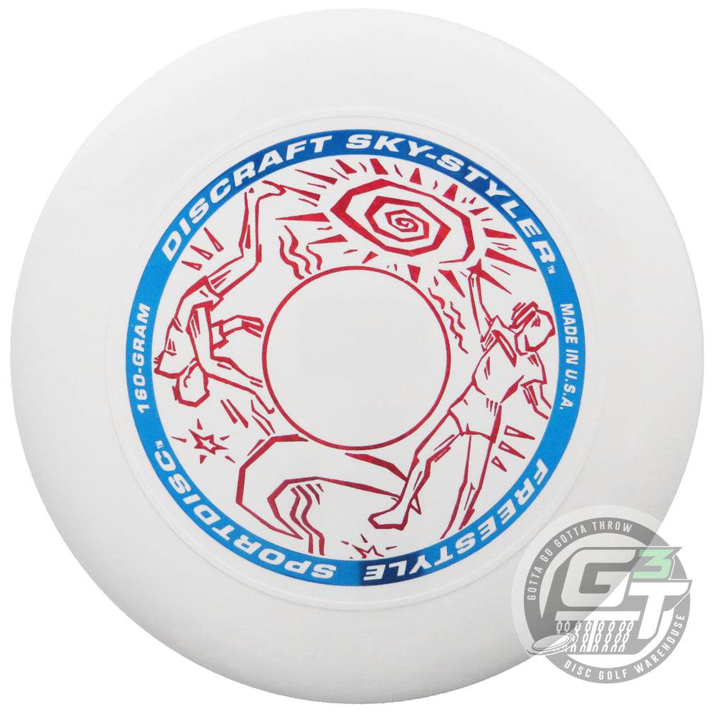 Discraft Ultimate White Discraft Sky Styler 160g Freestyle Catch Disc