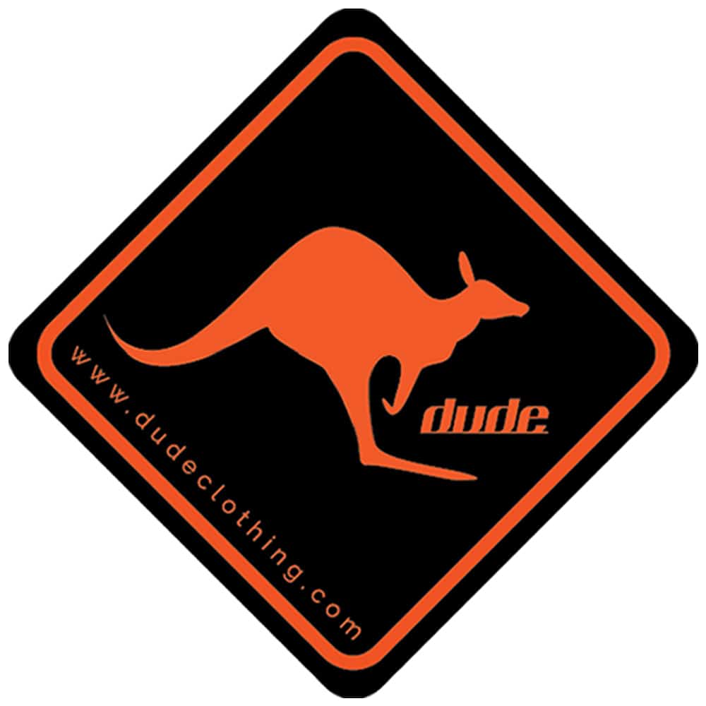 DUDE Accessory DUDE Kangaroo Sign Logo Sticker