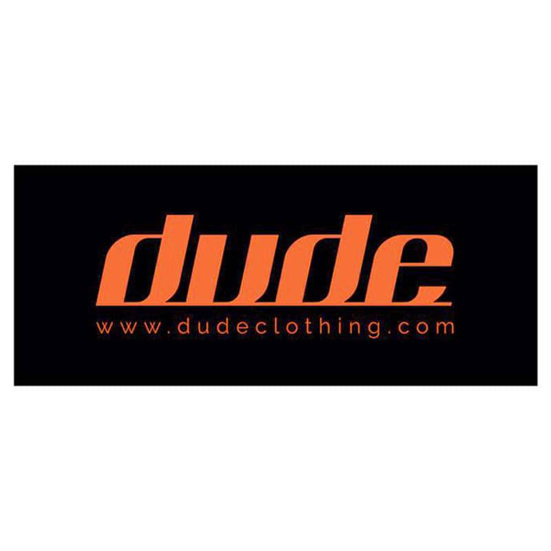 DUDE Logo Fabric Banner - Gotta Go Gotta Throw