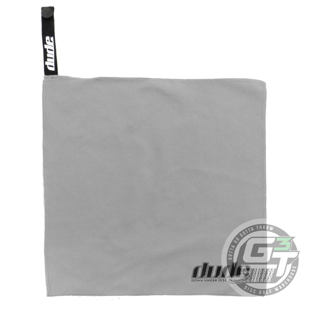 DUDE Accessory Gray DUDE Logo Tech Disc Golf Towel