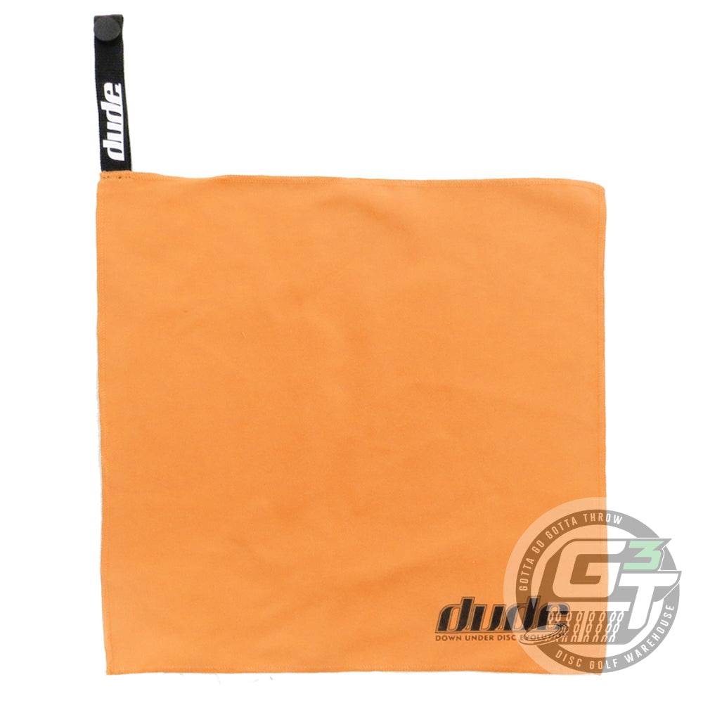 DUDE Accessory Orange DUDE Logo Tech Disc Golf Towel