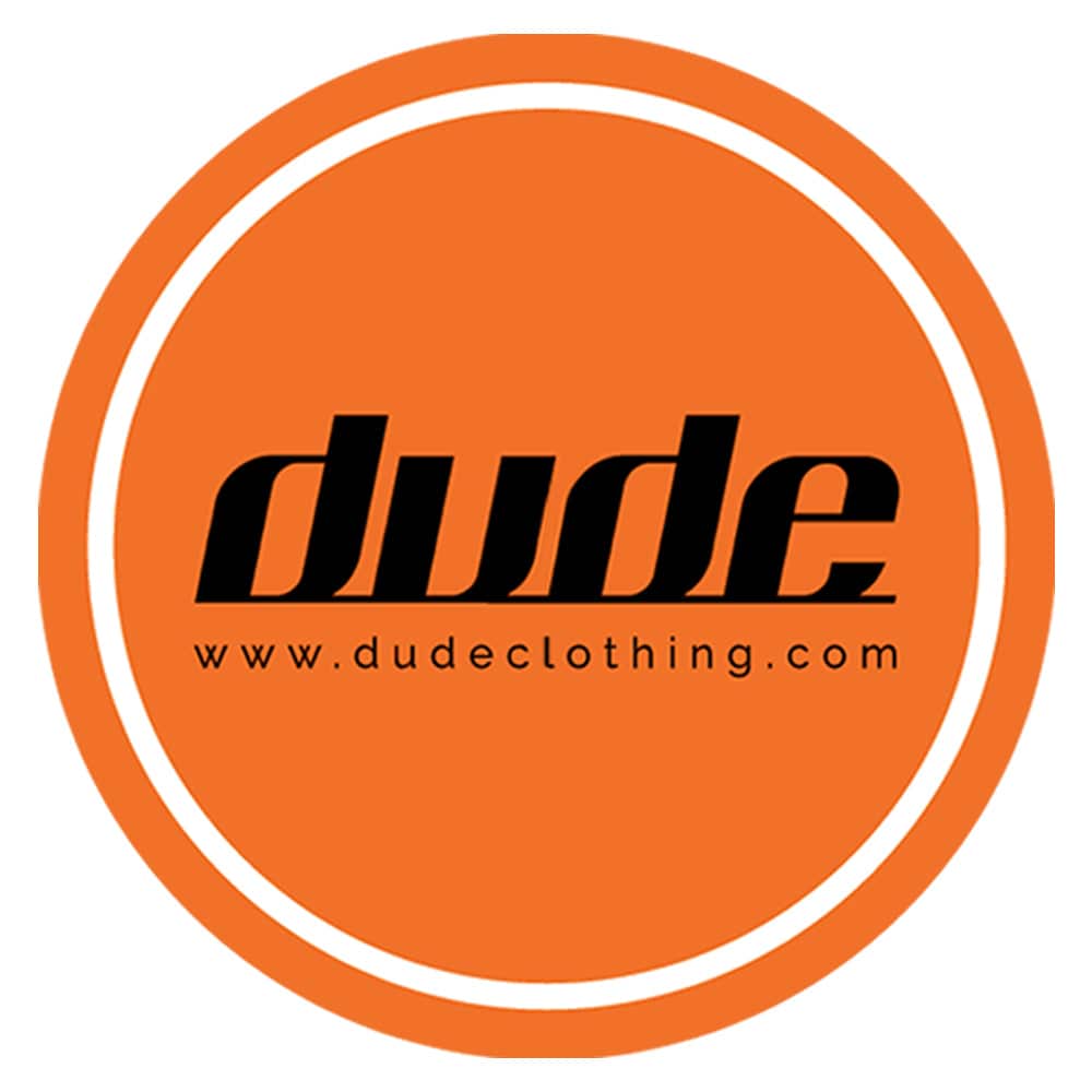 DUDE Accessory Orange DUDE Round Logo Sticker